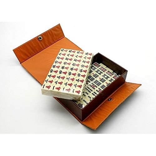 Sarini Mini Ensemble Majong Chinois, Structure Solide, Jeu Mah Jongg Facile à Lire, Ensembles de Jeu Majong complets pour Jeu de Famille, fête de Sarini Mini Ensemble Majong Chinois, Structure Solide, Jeu Mah Jongg Facile à Lire, Ensembles de Jeu Majong complets pour Jeu de Famille, fête de