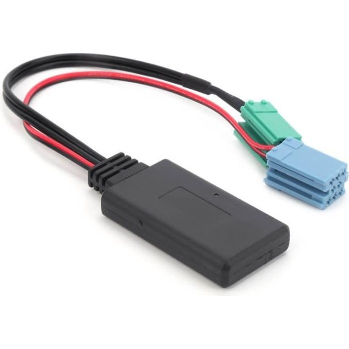 Fdit système d'autoradio Adaptateur Audio automatique Mini connecteur ISO  6Pin 8Pin câble Bluetooth 5.0 AUX pour Renault Clio / - Cdiscount Auto