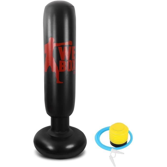 Alteres Musculation Sac De Frappe Sur Pied 175 Cm - Pour Boxe, MMA, Fitness, Gonflable, PVC Renforcé - Anti-Stress Et Entraînement équipement Sportif