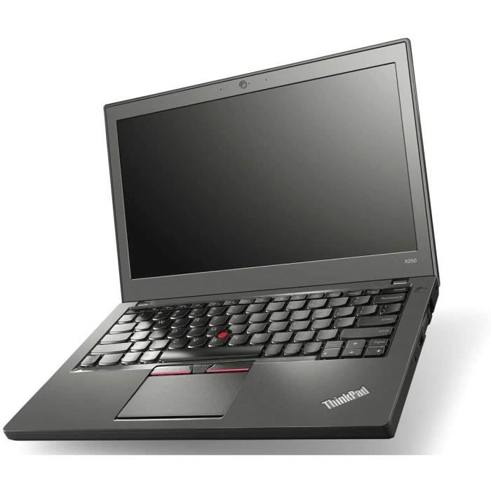 Lenovo ThinkPad X250 Ordinateur Portable 12-5 HD Intel Core i5-5300U 2-30 GHz 8 Go de RAM SSD 120 Go Windows 10 Professional [296] Reconditionné -  reconditionné disponible sur Cdiscount Seconde Vie