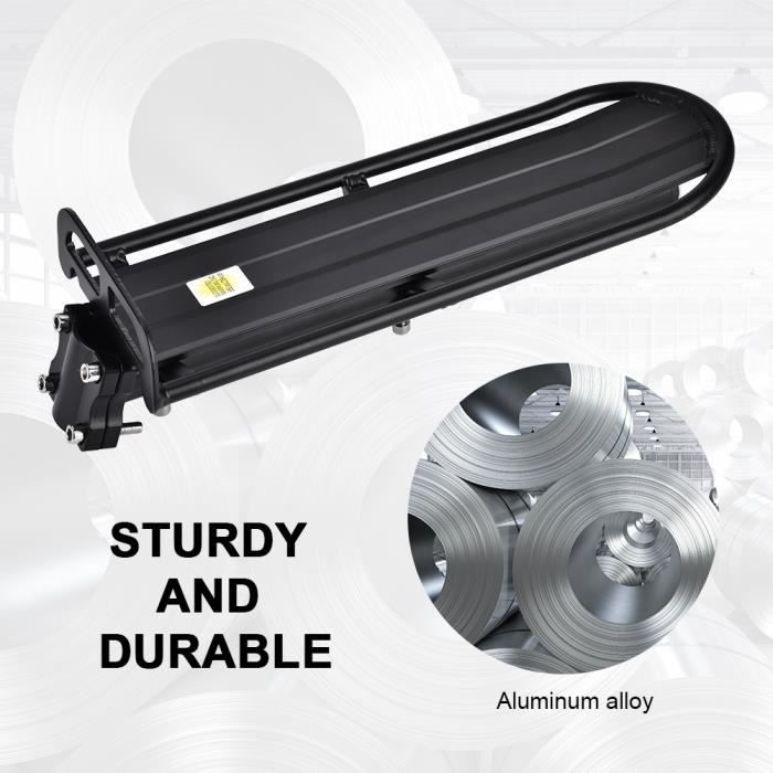 Support De Roue Arrière De Vélo De Toit De Voiture, Support De Toit En Alliage Aluminium Resistant A Usure Pour Coupes A Hayon Rouge 93357417