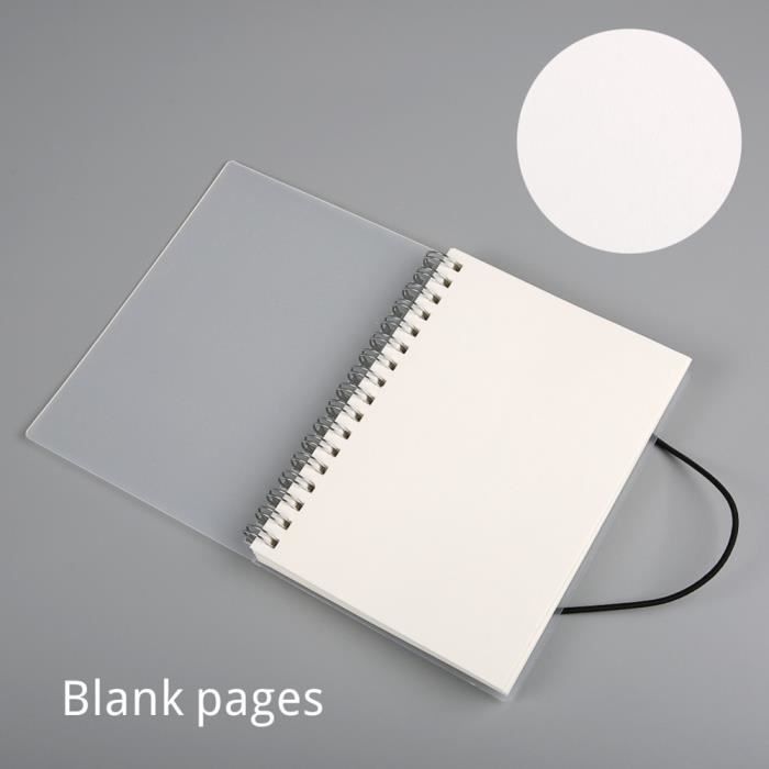 Carnet De Notes Fitness Brook Street A6 - Couverture Rigide Similicuir, 160 Pages Lignées, Poche Arrière, Ruban Marque-page (bleu Foncé)