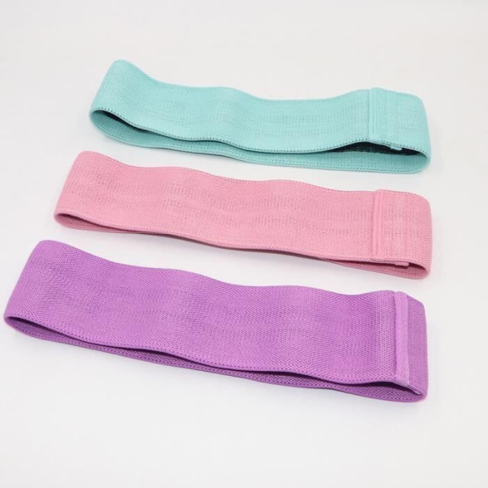 Elastique musculation,bandes de résistance en tissu pour femme, 3