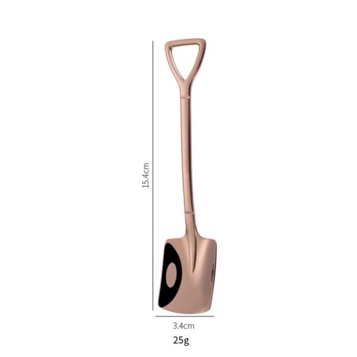 Lot De 6 Cuillères à Café Noires En Acier Inoxydable - 12,5 Cm - Pour Dessert, Glace, Café - Design Élégant Et Moderne