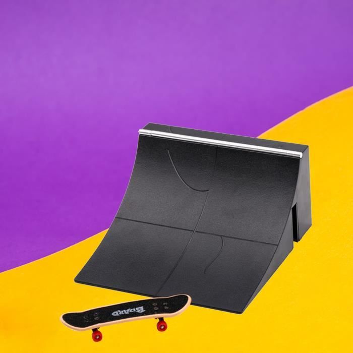 QUUY Kit de skatepark avec rampes pour skateboard et mini skateboard Tech Deck Finger Skateboard avec poignées Parks Ultimative 31 × 16 × 8 cm 