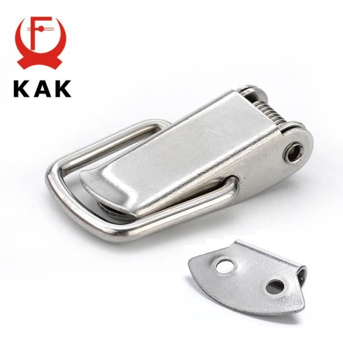 Porte Barillet Pêne Loquet 2 Pouce, 10 Paquet Inox Acier Sécurité Loquet Coulissant Verrou