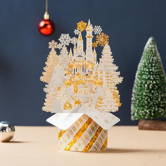 Carte Pop-Up 3D Halloween - Carton Découpé Laser, Avec Enveloppe Et Carte De Message