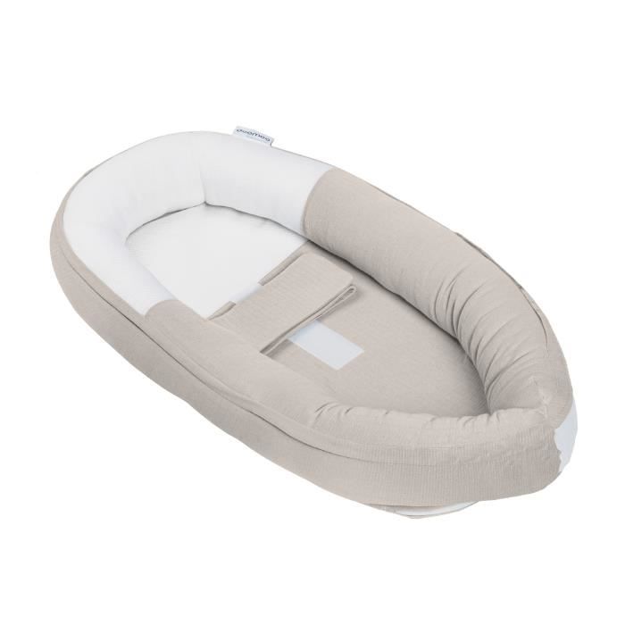 Doomoo Réducteur de Lit bébé Cocoon Evolutif & Respirant Jersey Sand