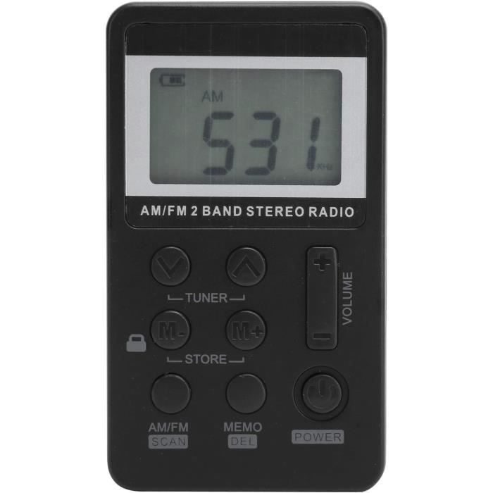 Radio Am Fm De Poche, Mini Radio Baladeur Numérique, Récepteur Radio Am