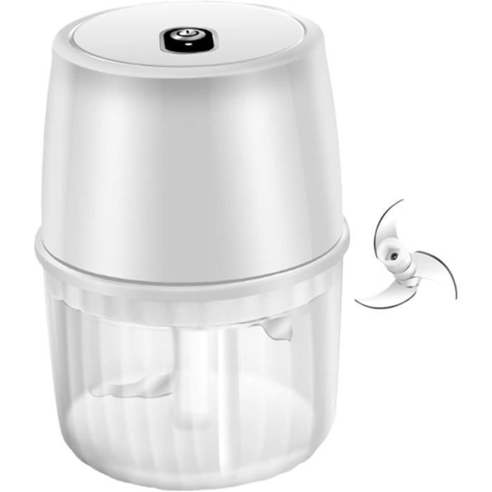 Hachoir Électrique Mini 250 Ml - Broyeur Ail, Légumes, Viande - USB Rechargeable - Ustensile De Cuisine Pratique