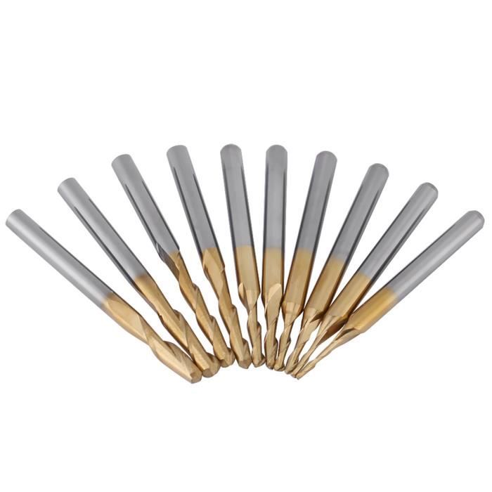 Sourcing Map Tige Réduite Tige Torsion Foret Forets 2mm Vitesse Élevée Vitesse Acier 4341 Avec