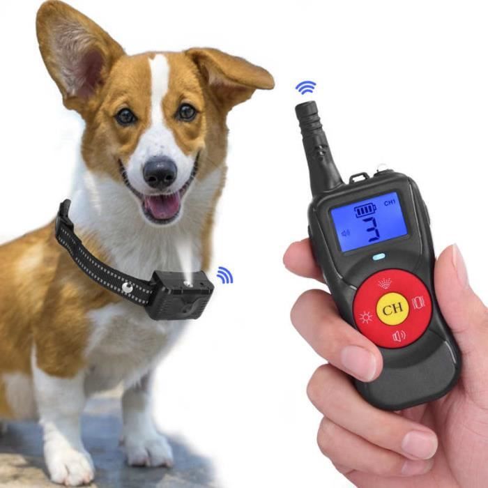 800M Remote Control Spray Dog Collar Anti Barking Training Collar Safe