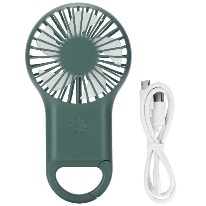Ventilateur portatif, mini ventilateur portable rechargeable par USB, 6INCH  ventilateur de 3 vitesses-vert - Cdiscount Bricolage