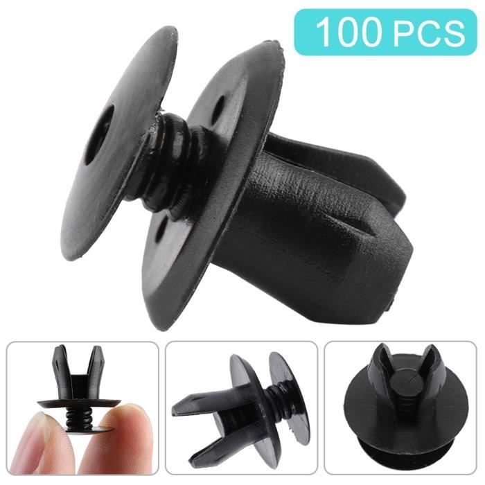 Lot De 30 Clips Rivets Pour Aile Et Pare-chocs Voiture - Nylon - Diamètre 16,7 Mm - Remplacement Référence 34201631