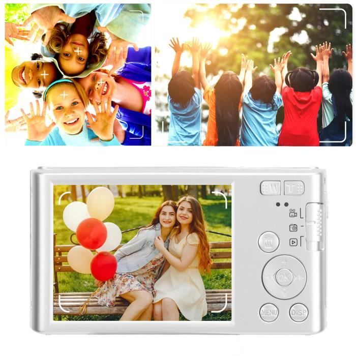 Appareil Photo Compact 48MP 4K - Zoom 16x, écran 2,4 Pouces, 64 Go, Anti-secousses, Léger, Parfait Pour Voyages