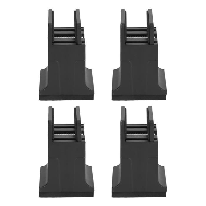 Cale De Lit Réglables Murales,4 Pièces Cadre De Lit Fileté Réglable,Anti-Secousse Outil Support Télescopique,Cadre De Lit Réglable Stabilisateur Pour Lits, Tables, Canapé, Armoire(30-68 Mm