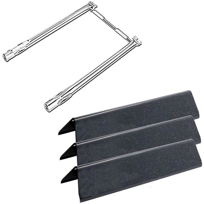 Jeu De 5 Barres Flavorizer Weber Pour Barbecue Spirit 2 Brûleurs - Acier émaillé - Protection Contre Les Graisses