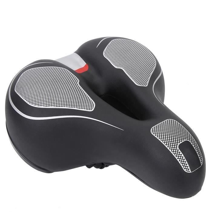 Selle De Vélo Enfant Cuir PU Avec Poignée - Coussin Doux Confortable Pour Enfants - F Fityle