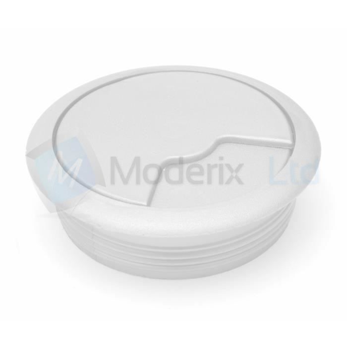 5 x Grommet Ordinateur Bureau Table fil de câble housse plastique trou ø 60mm