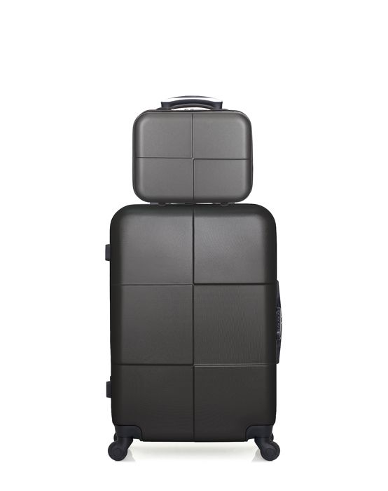 HERO - Lot de 2 valises weekend et vanity ABS CORONADO