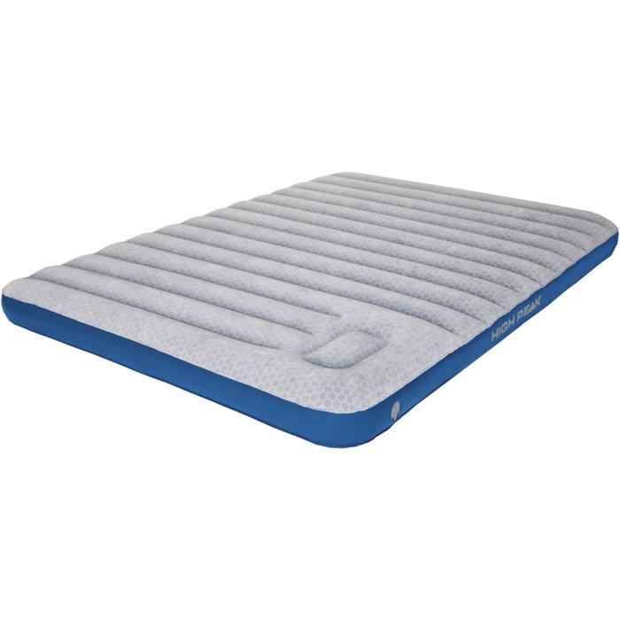 Matelas gonflable - High Peak - Cross Beam Double - 140x210 cm - 2 places - Gris