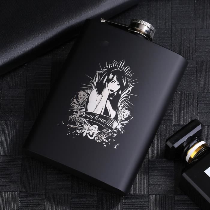 Heanvmyss Flacon De Hanche Portable,Flasques A Alcool En