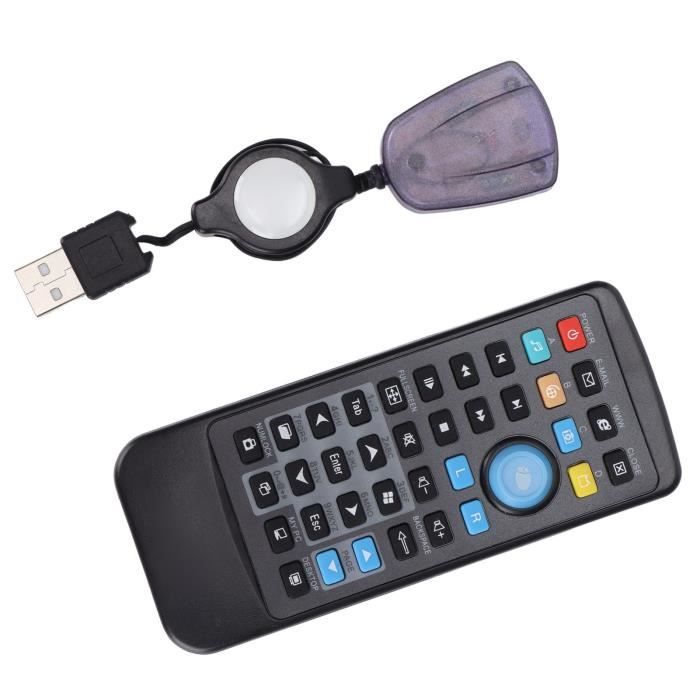 Télécommande récepteur USB, contrle d'ordinateur PC, télécommande sans fil