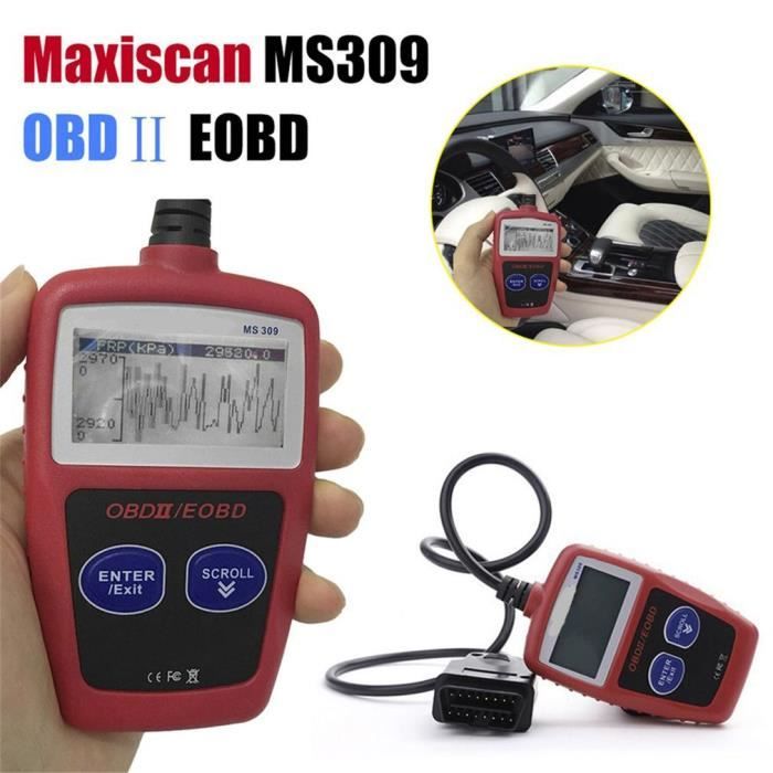 MS309 obd2 auto outil de diagnostic de voiture lecteur de code scanner détecteur de diagnostic de voiture N