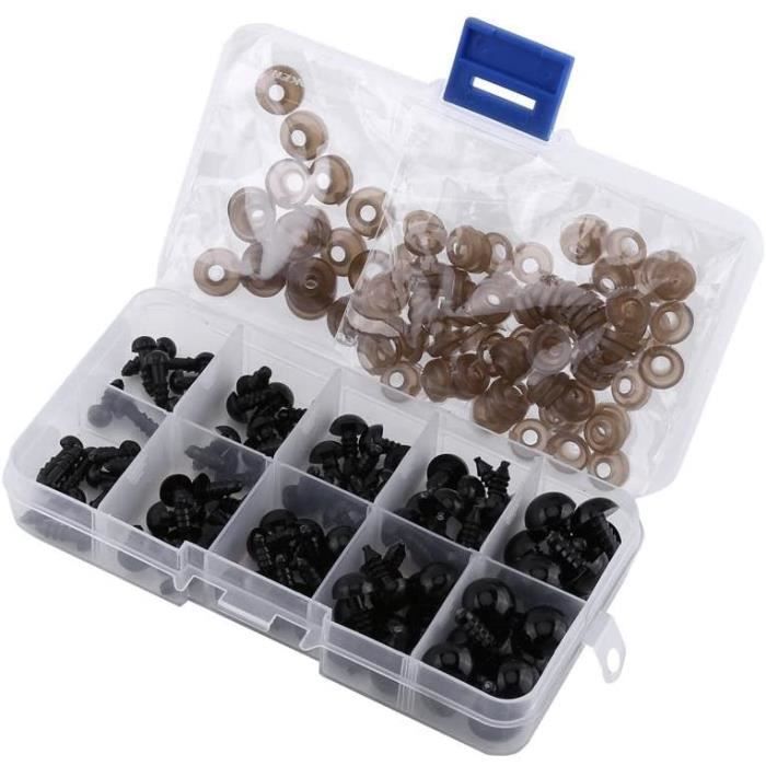 Theiuaoqwe Ensemble De 281 Pièces Yeux De Securite Amigurumi