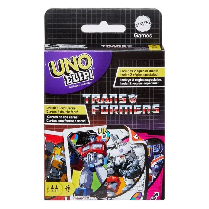 Jeu De Cartes UNO Flip Extrême - Combine UNO Flip Et UNO Extrême | Distributeur De Cartes Surprise