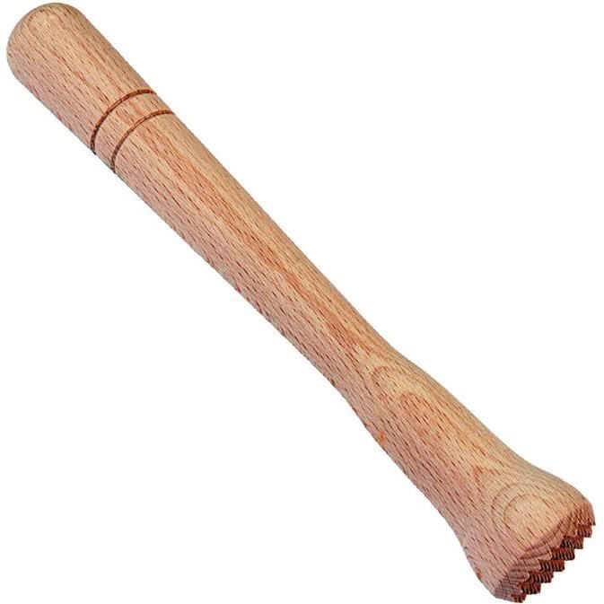 METALTEX Pilon à cocktail en hêtre massif 22 cm