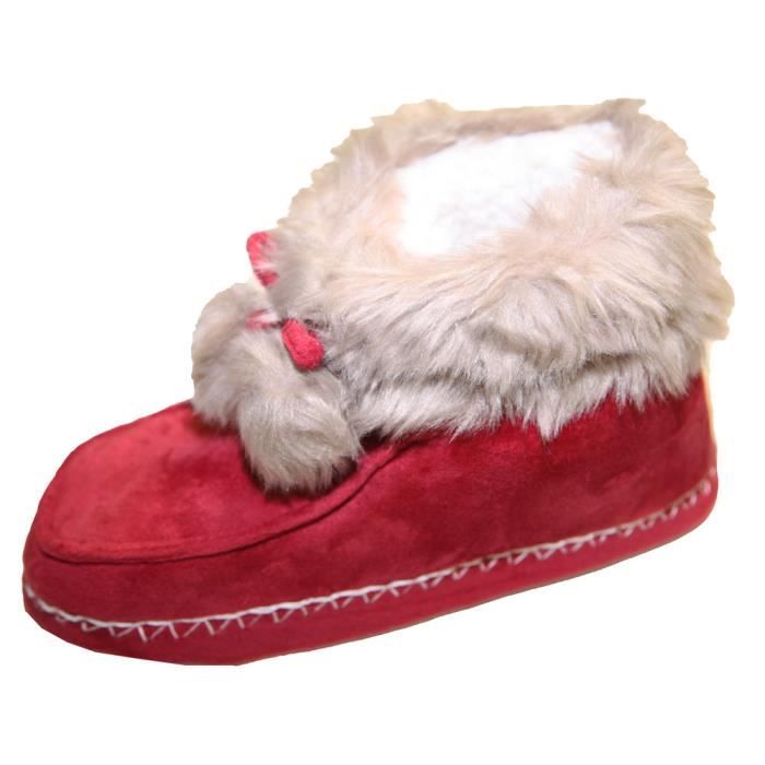 bottillon rouge femme