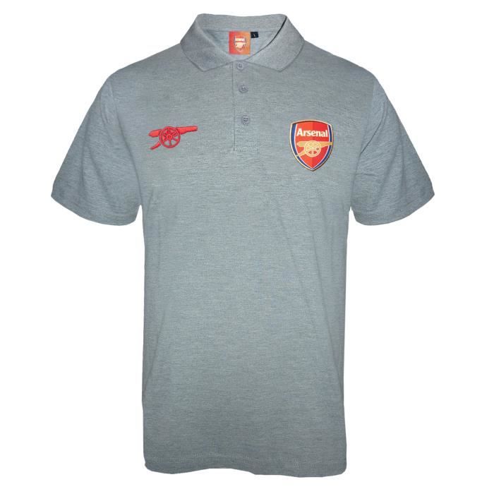 Arsenal Fc Officiel Polo De Football Pour Homme Avec Blason
