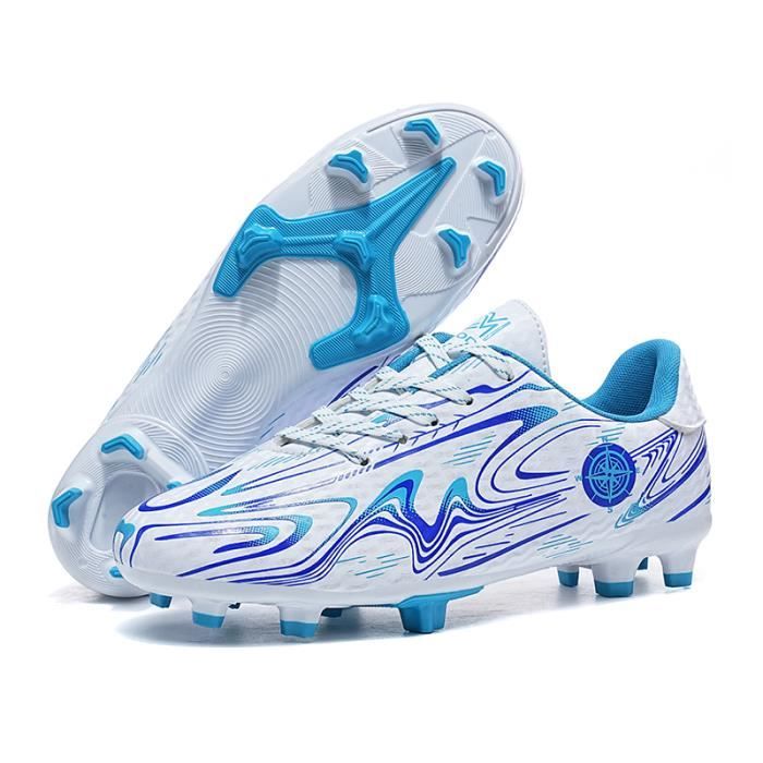 Chaussures De Football Xinghuanhua – Unisex, Tige En Cuir Synthétique, Semelle TPU Antidérapante – Pour Terrains Secs