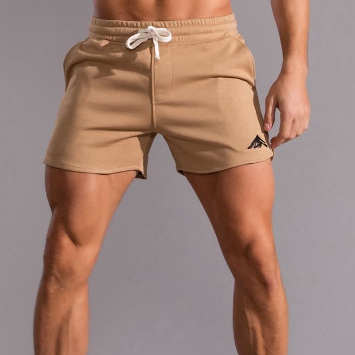 Comilaka Homme Shorts de Sport 7 Short Course à Pied Léger Séchage Rapide Running Jogging Fitness Short avec Poches Zippées, Gris Foncé, L
