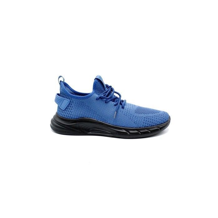 KEBELLO Baskets Hommes Homme Bleu