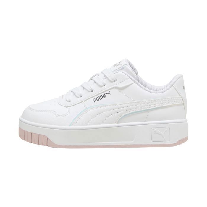 Puma Basket Basse à Lacets Puma Junior Carina Street Holo 2 - Puma Blanc Mauve Mist