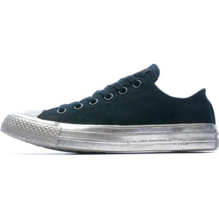 converse noir et argent