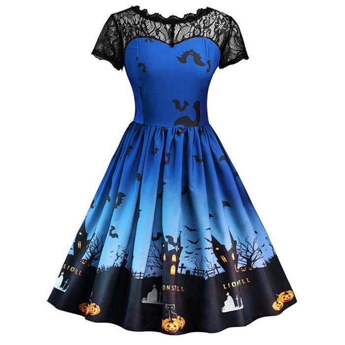 Robe D'Halloween Pour Femme - Costume Festif - Cosplay Hepburn