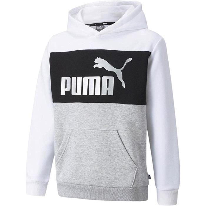 PUMA SWEAT A CAPUCHE A CAPUCHE ENFANT BLANC 84612802 Bianco