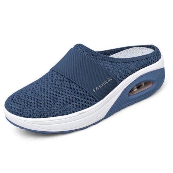 Sabots Femme Cuir été - Pantoufles Jardin Et Plage - Confortables Et Antidérapantes