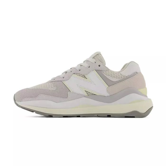 New Balance Basket New Balance W5740 - Femme - Gris - Plat - Lacets - Daim-Nubuck
