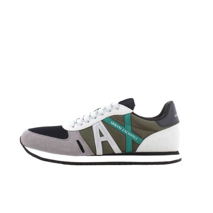 Armani Exchange Basket Armani Exchange SNEAKER - Gris - Tige en mesh et synthétique - Lacets