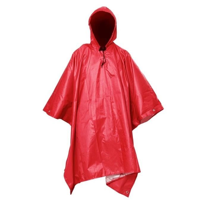 Poncho urgence thermique couleur camouflage - Tenues de pluie Outdoor