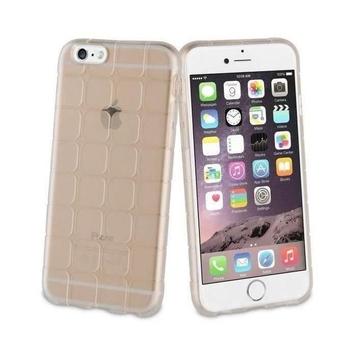 MUVIT LIFE Coque Souple Sixty Blanc: Apple iPhone 6 / 6S / 7 / 8