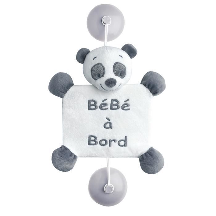 Nattou Signaletique Bebe A Bord Panda Loulou Unisexe Cdiscount Pret A Porter