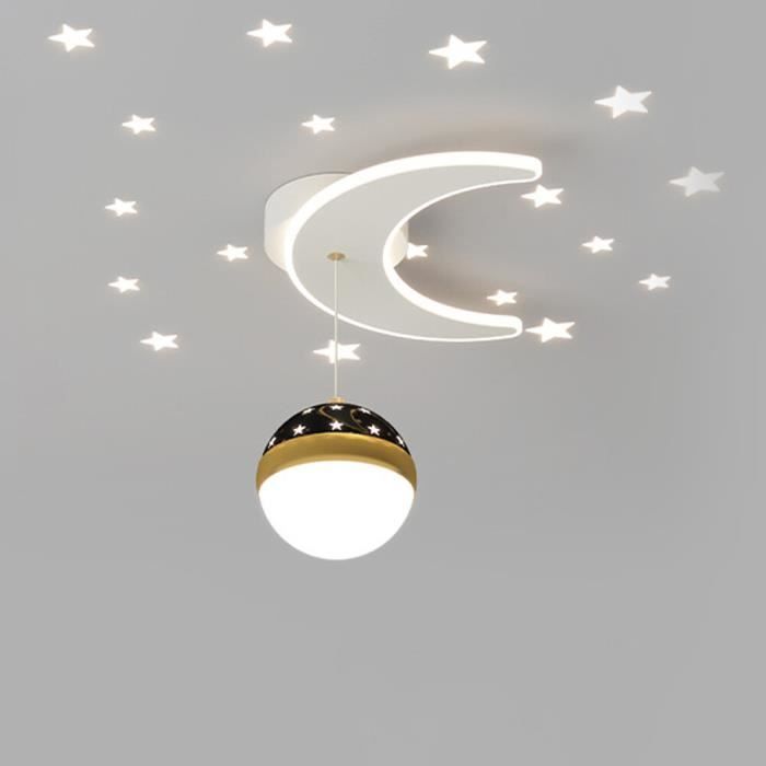 Plafonnier Suspension Lampe Bois LED Lampe de Salon