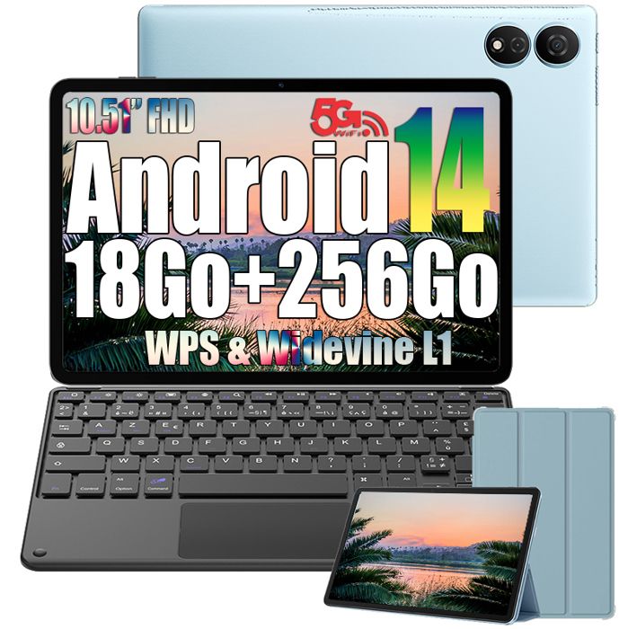 Tablette Tactile – Oscal – Pad 80 – 10.51 FHD – Android 14 – 256 Go – 8200mAh