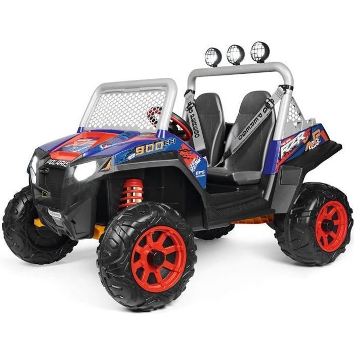 véhicule tout-terrain électrique - buggy polaris rzr 900 xp - peg perego