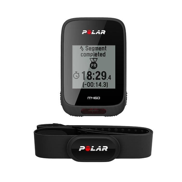 Polar - M460 - Compteur vélo GPS intégré avec ceinture capteur de fréquence cardiaque